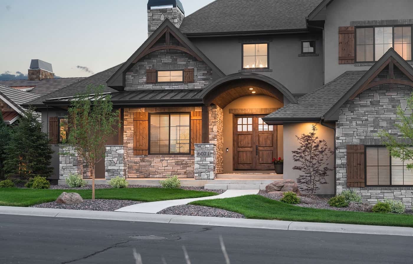 Front Door of this 3-Bedroom,2956 Sq Ft Plan -161-1210