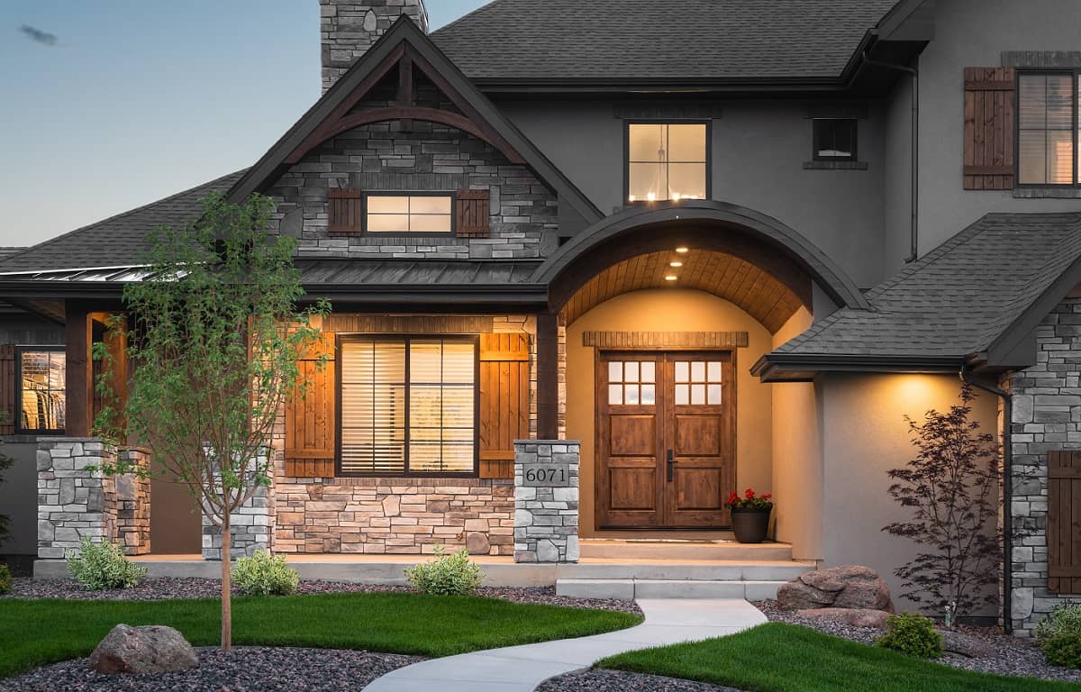 Front Door of this 3-Bedroom,2956 Sq Ft Plan -161-1210