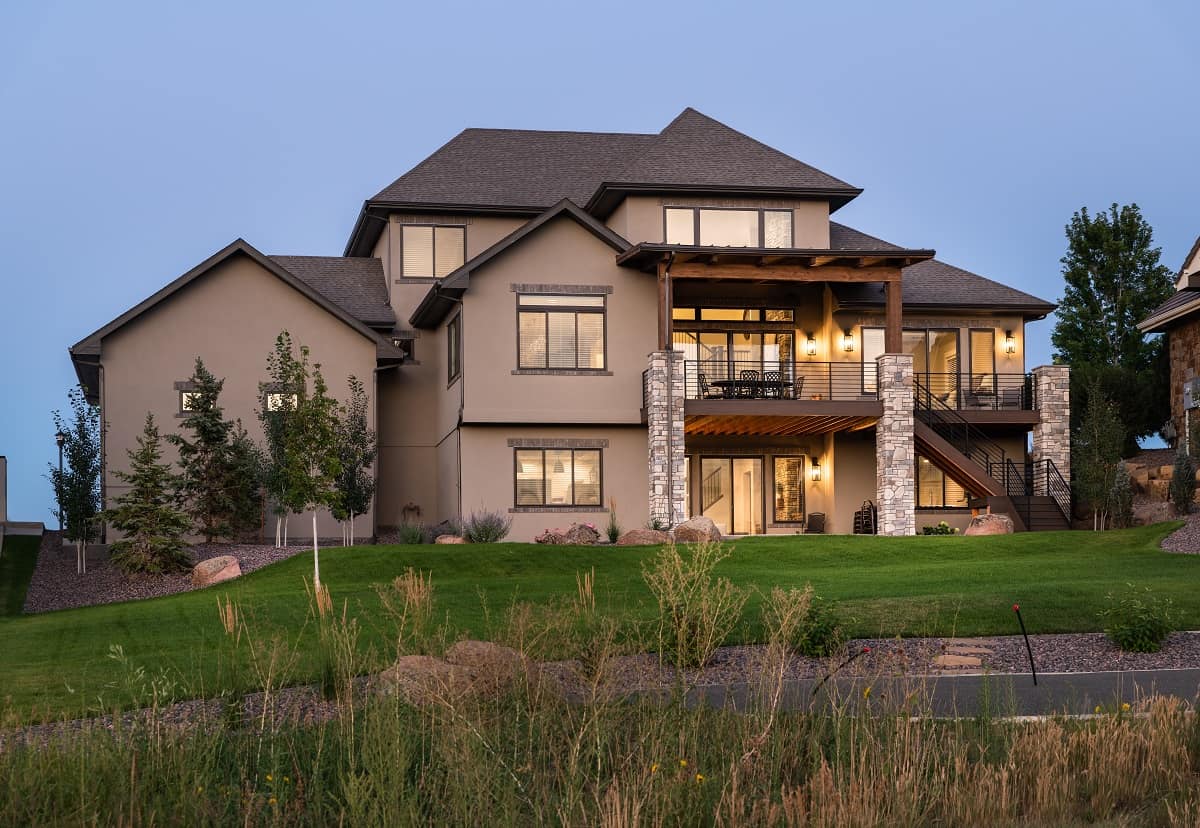 Rear View of this 3-Bedroom,2956 Sq Ft Plan -161-1210