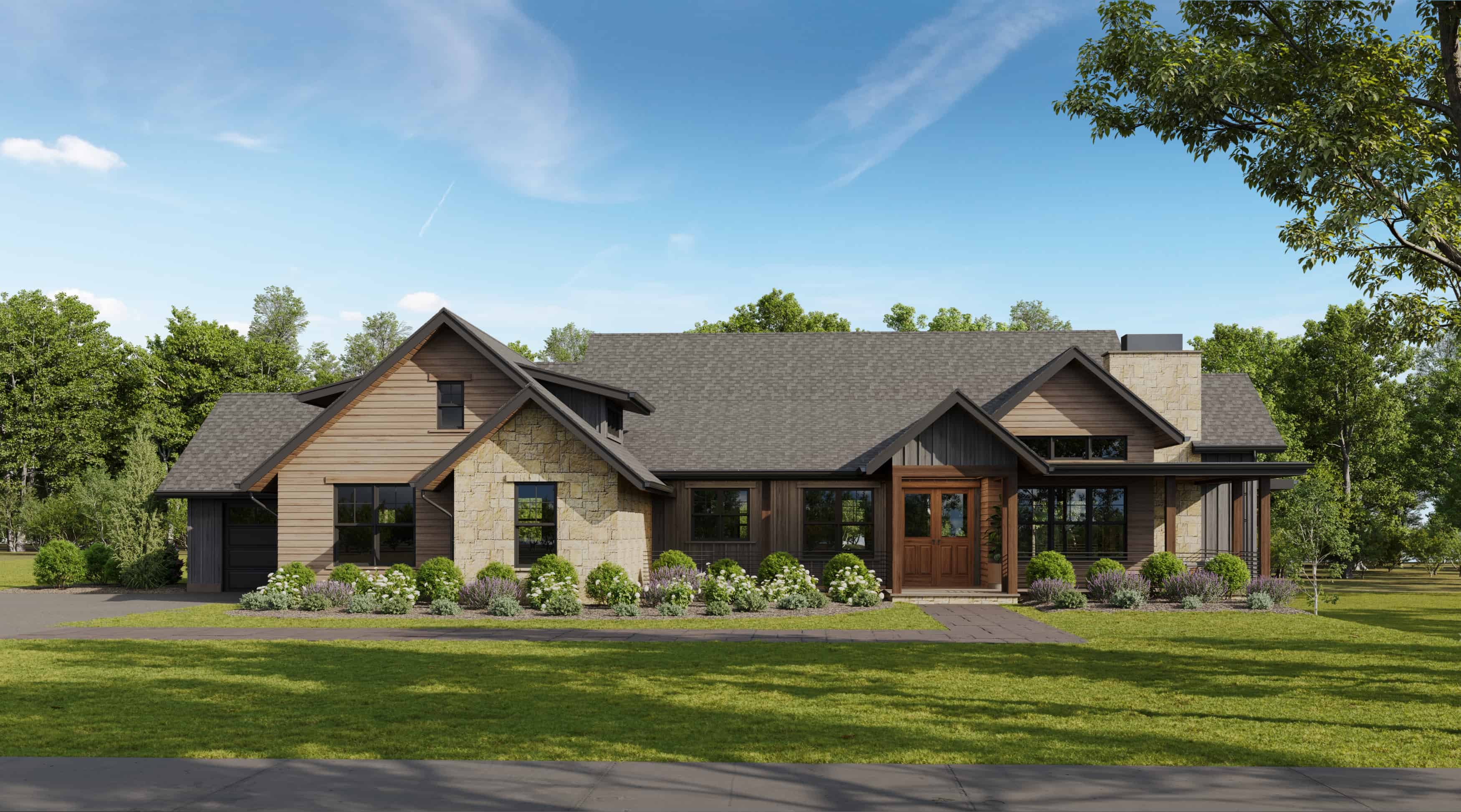 Front View of this 2-Bedroom,2330 Sq Ft Plan -161-1213