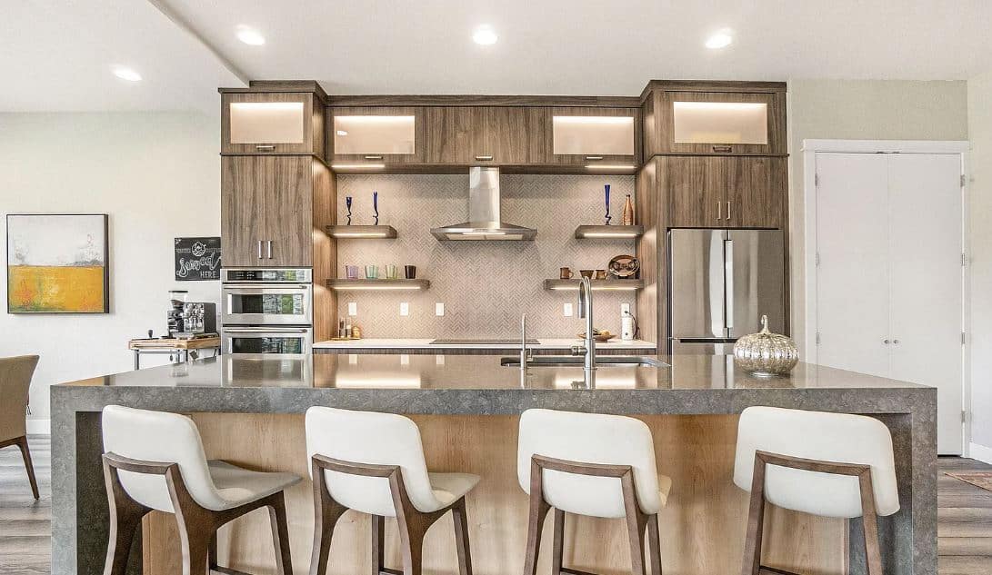 Kitchen: Kitchen Island of this 4-Bedroom,2429 Sq Ft Plan -161-1221