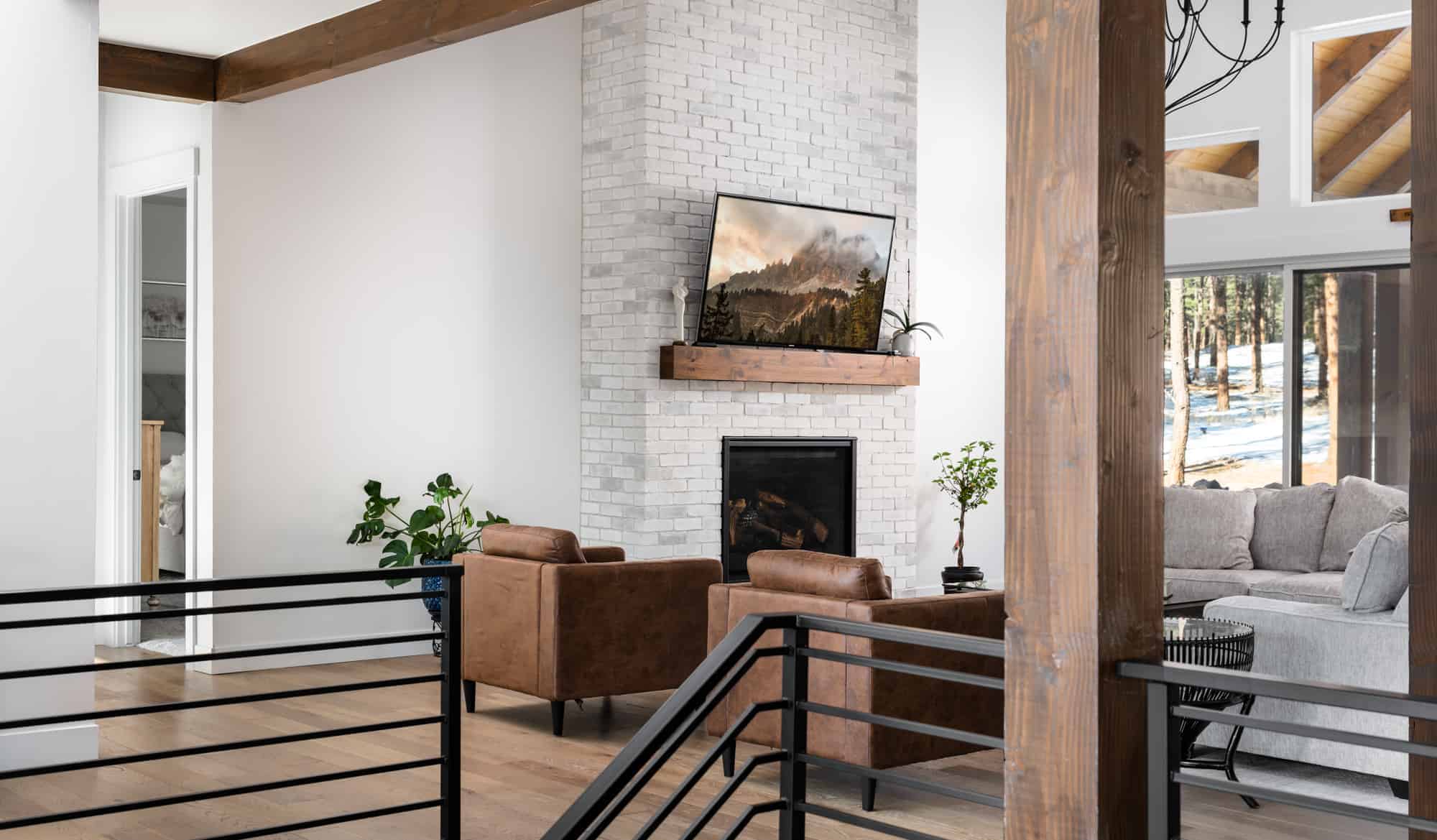 Great Room: Fireplace of this 2-Bedroom,2776 Sq Ft Plan -161-1226