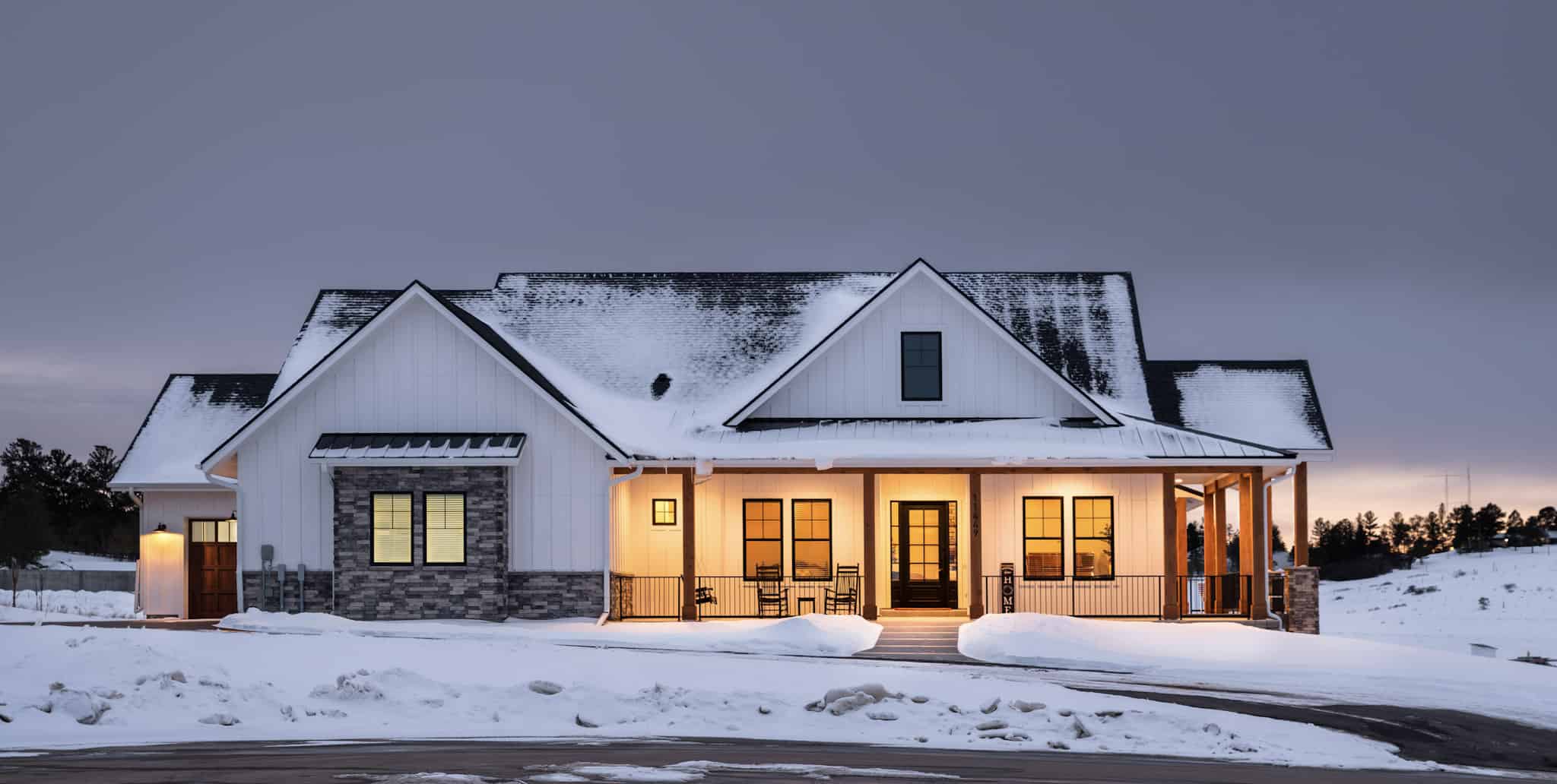 Home at Night of this 2-Bedroom,2766 Sq Ft Plan -161-1227