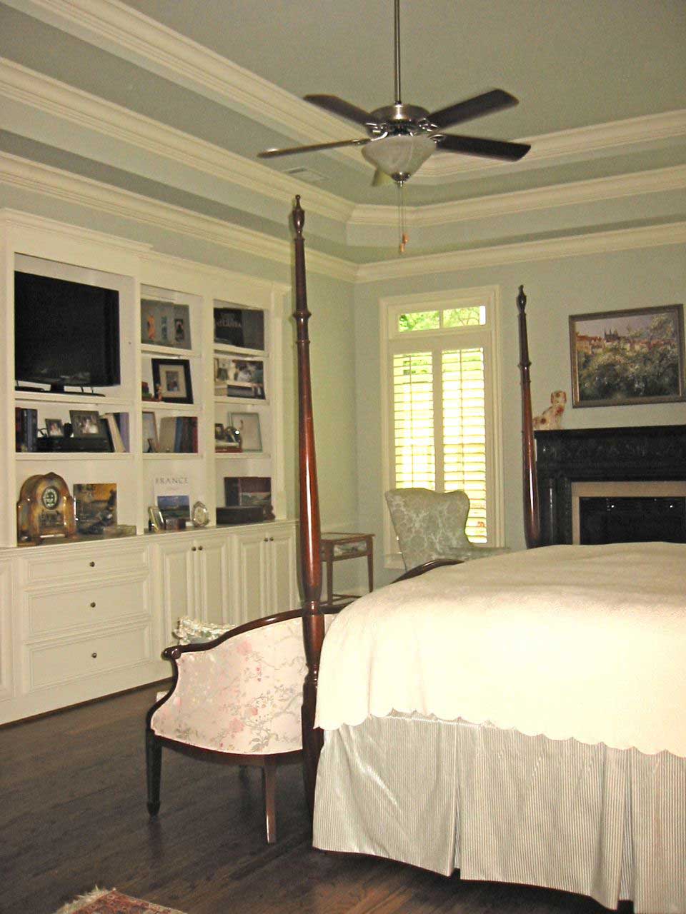 Master Bedroom: Fireplace of this 4-Bedroom,4718 Sq Ft Plan -163-1006