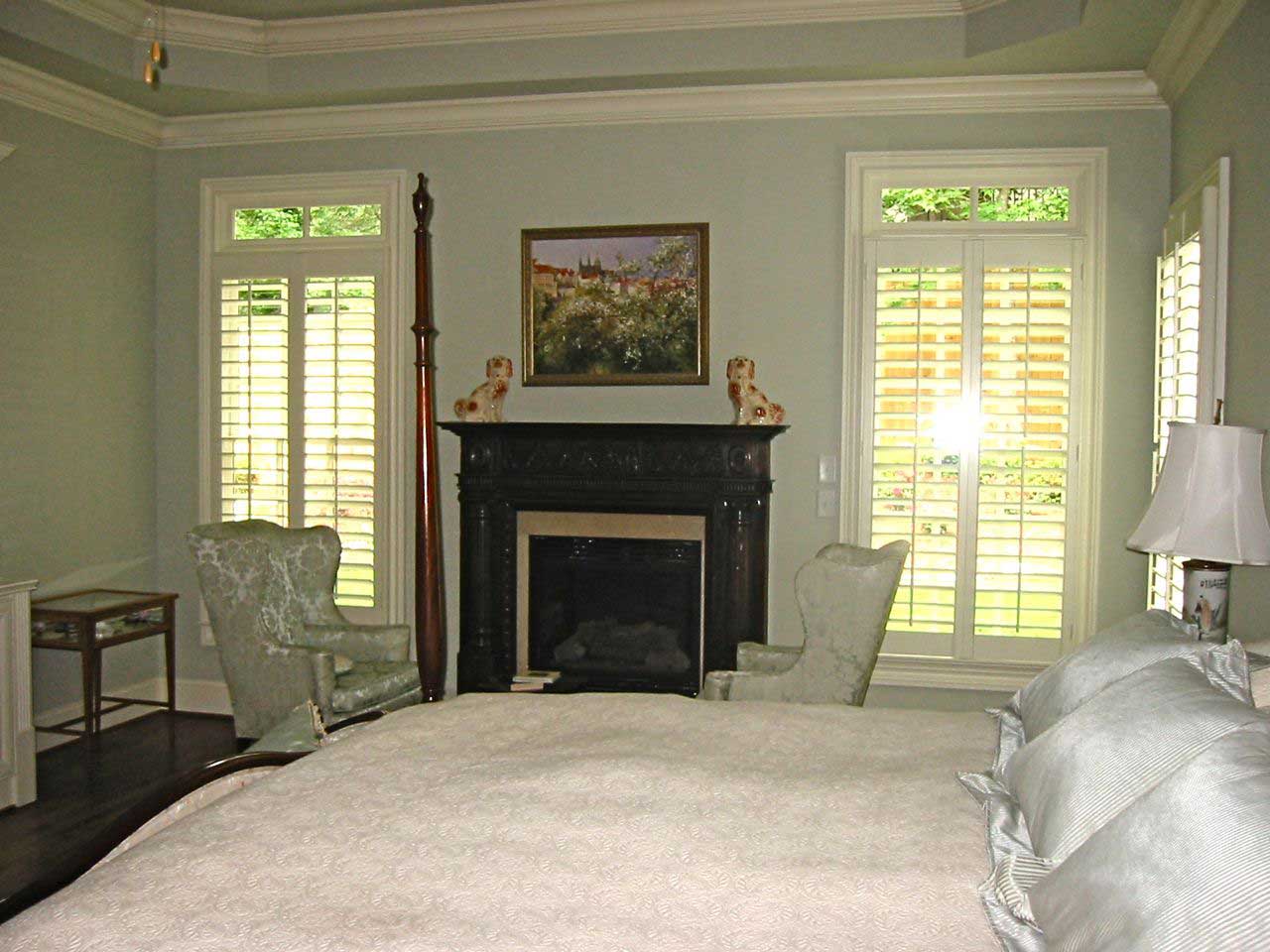 Master Bedroom: Fireplace of this 4-Bedroom,4718 Sq Ft Plan -163-1006