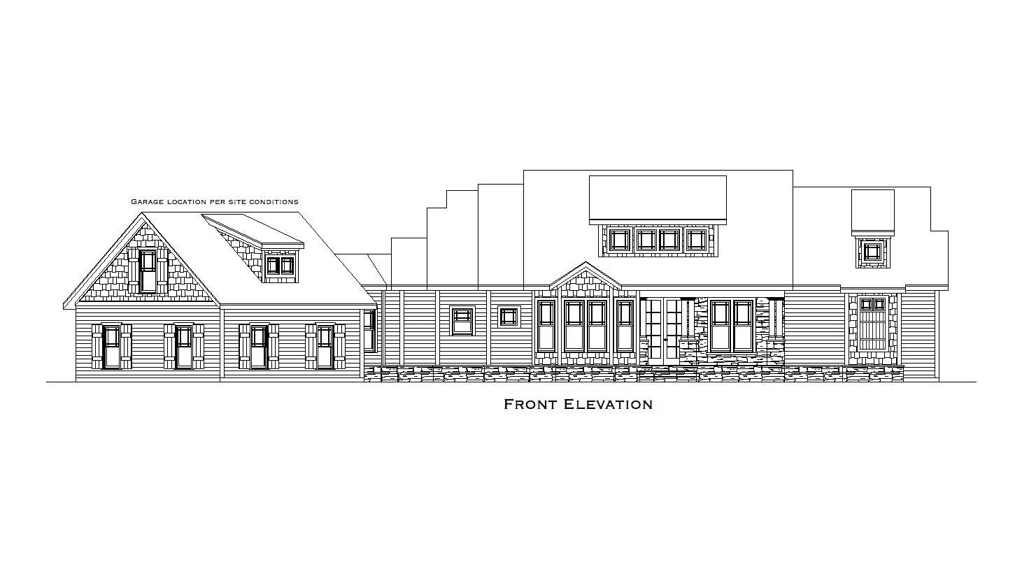 Home Plan Front Elevation of this 3-Bedroom,4045 Sq Ft Plan -163-1008
