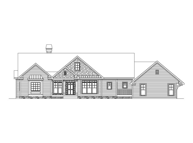 Home Plan Front Elevation of this 4-Bedroom,2880 Sq Ft Plan -163-1011