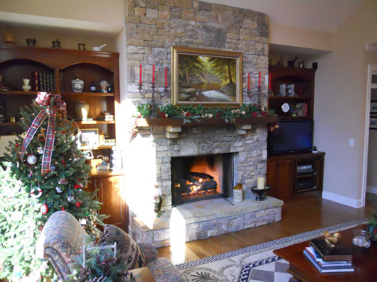 Great Room: Holidays of this 4-Bedroom,3886 Sq Ft Plan -163-1020