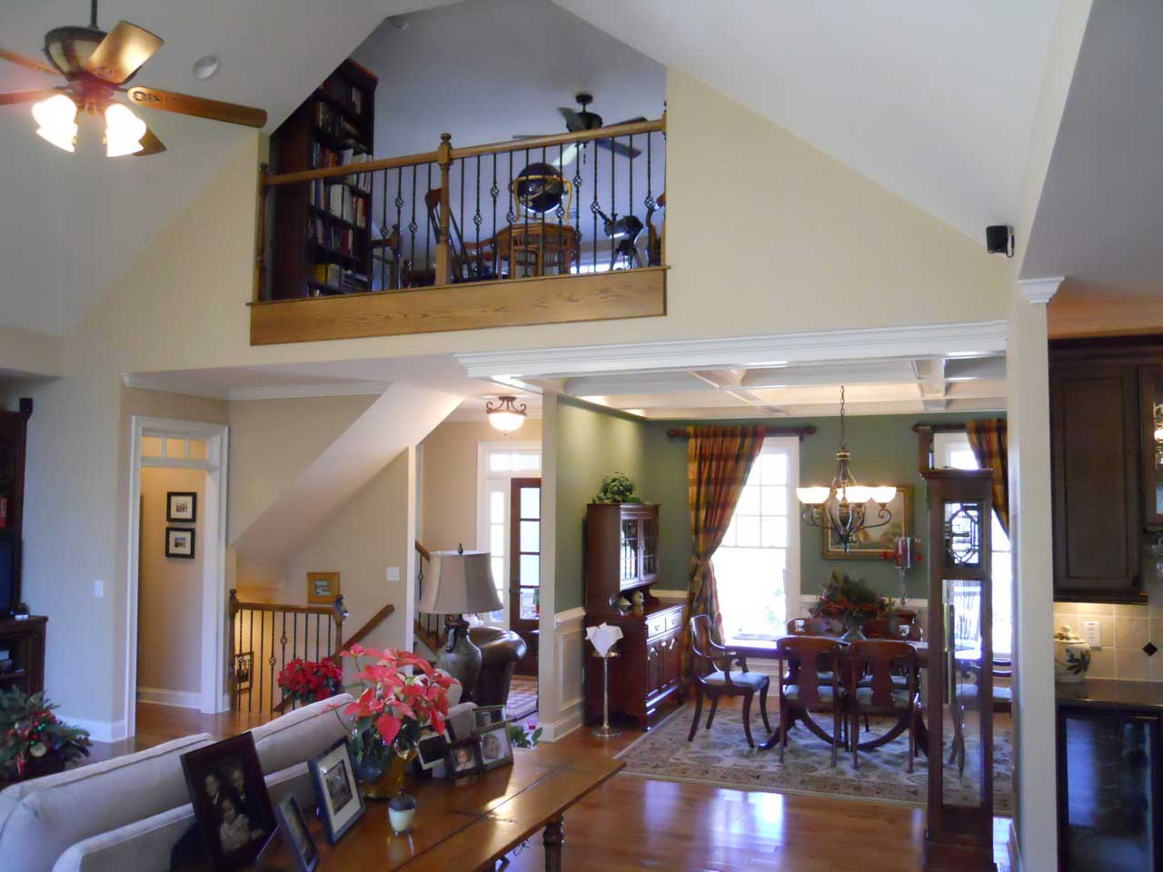 Great Room: Ceiling of this 4-Bedroom,3886 Sq Ft Plan -163-1020