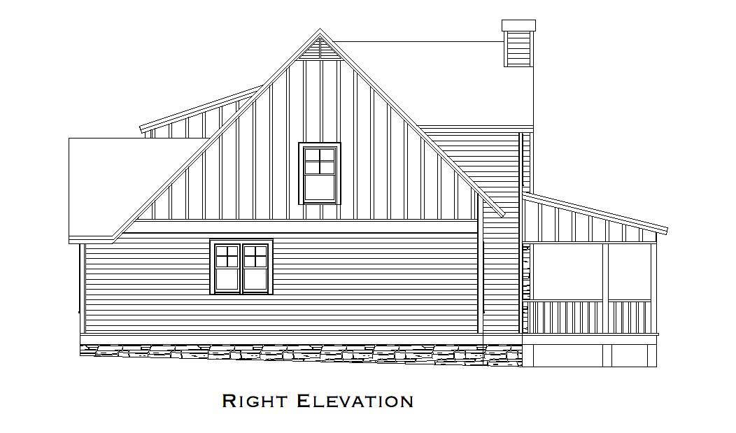 Home Plan Right Elevation of this 3-Bedroom,2488 Sq Ft Plan -163-1032