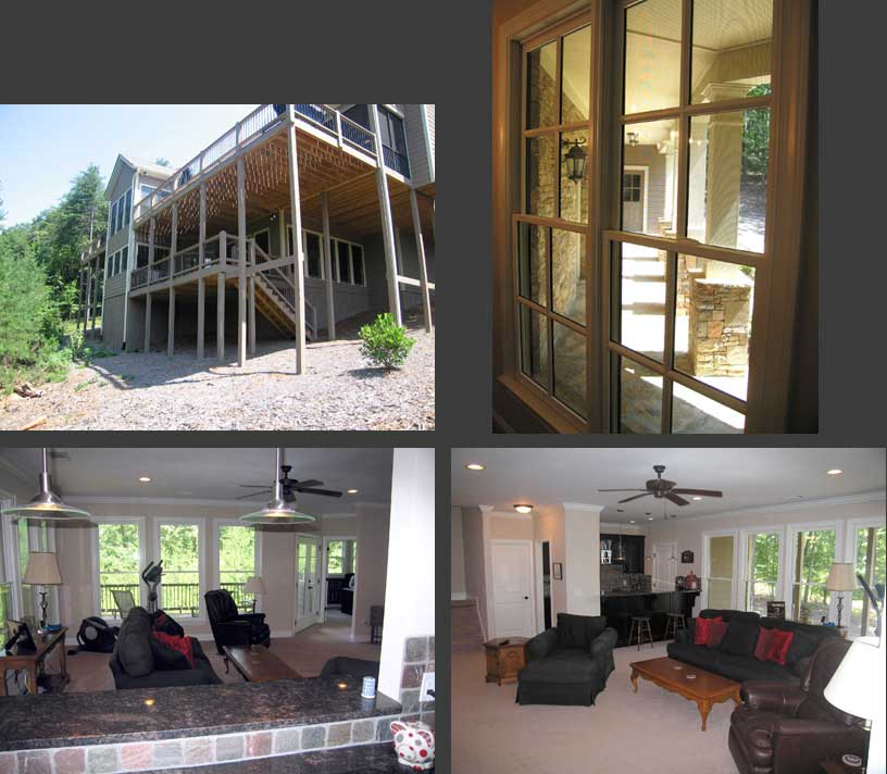 Rear View of this 4-Bedroom,3504 Sq Ft Plan -163-1033