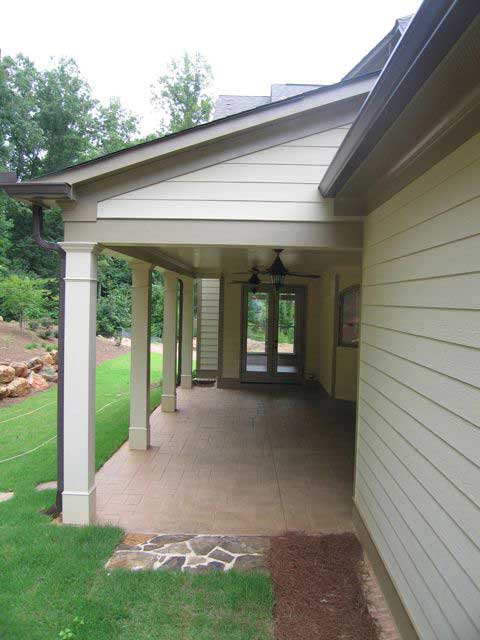 Porch of this 5-Bedroom,4636 Sq Ft Plan -163-1034