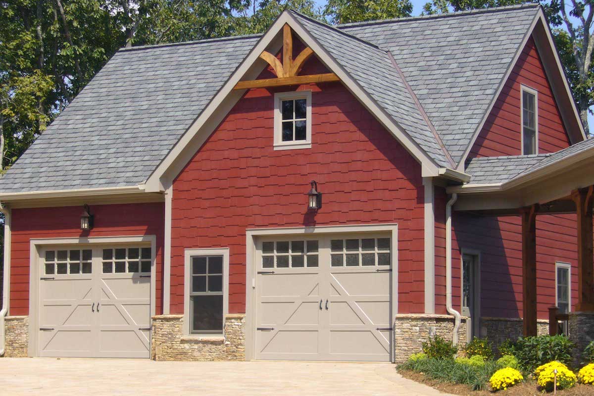 Garage/w Apartment Plan #163-1041