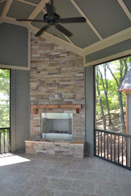 Grilling Porch of this 4-Bedroom,3231 Sq Ft Plan -163-1048