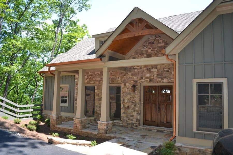 Front Door of this 4-Bedroom,3231 Sq Ft Plan -163-1048