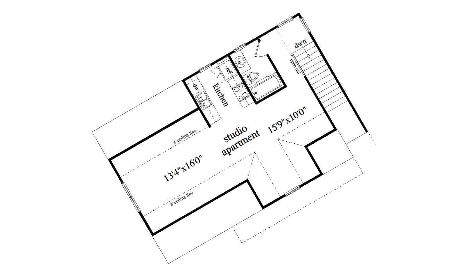 Bonus Room of Ranch Plan #163-1091