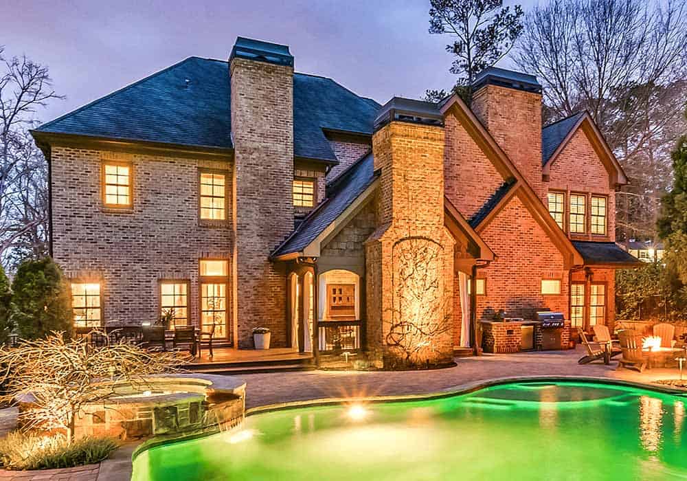 Rear View of this 5-Bedroom,4350 Sq Ft Plan -163-1098
