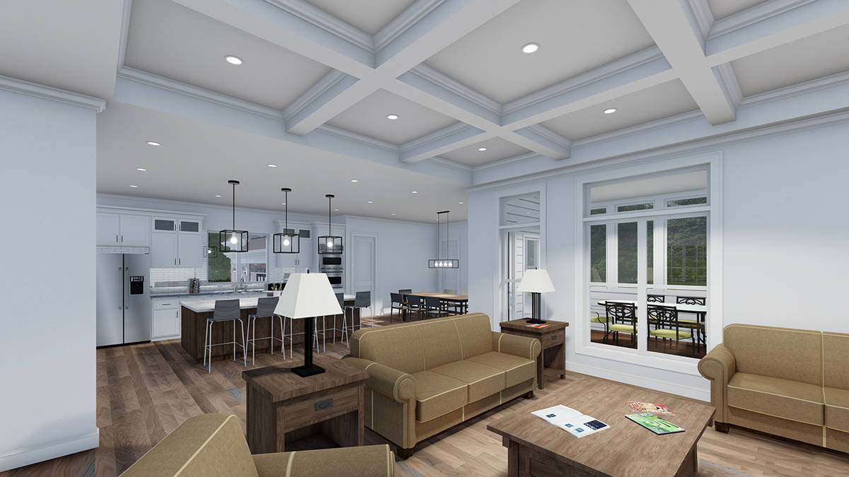 Kitchen of this 5-Bedroom,4560 Sq Ft Plan -163-1106
