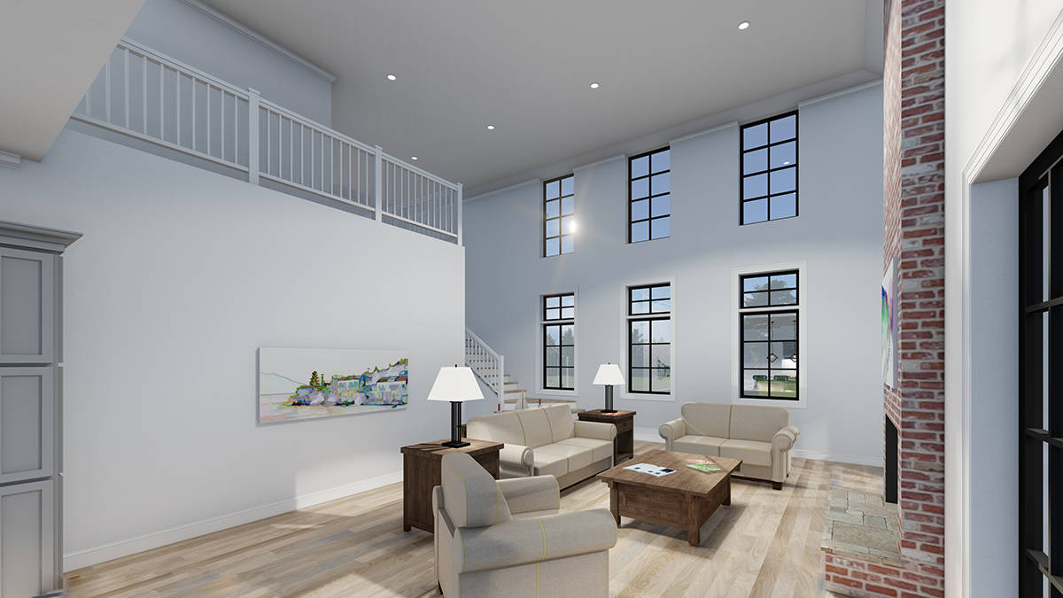 Great Room of this 4-Bedroom,4175 Sq Ft Plan -163-1112