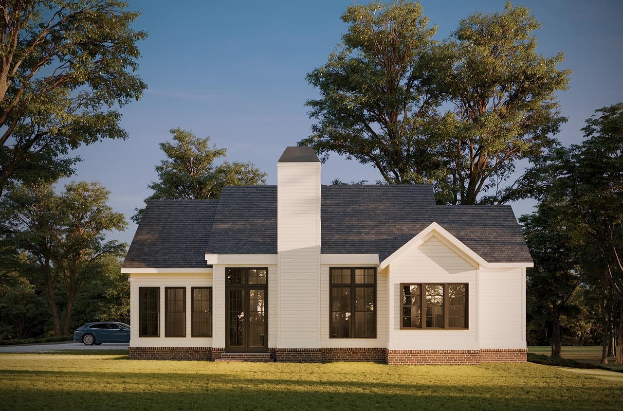 Rear View of this 3-Bedroom,2090 Sq Ft Plan -163-1116