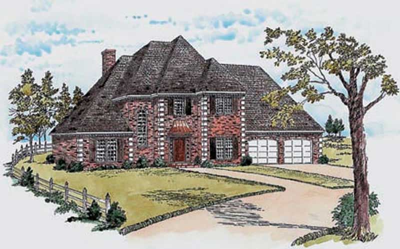 Color Rendering of this house plans