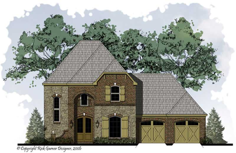 Color Rendering of this house plan