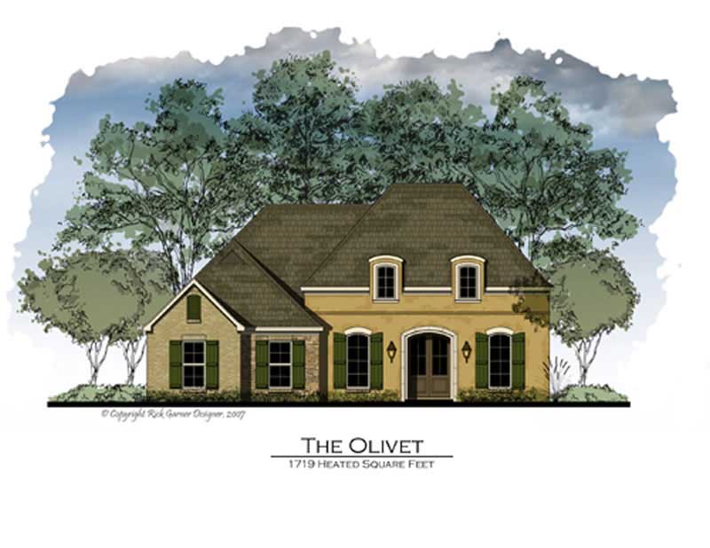 Color Rendering of this house plan