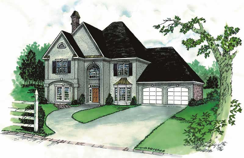Main image for French Home plan # 1845