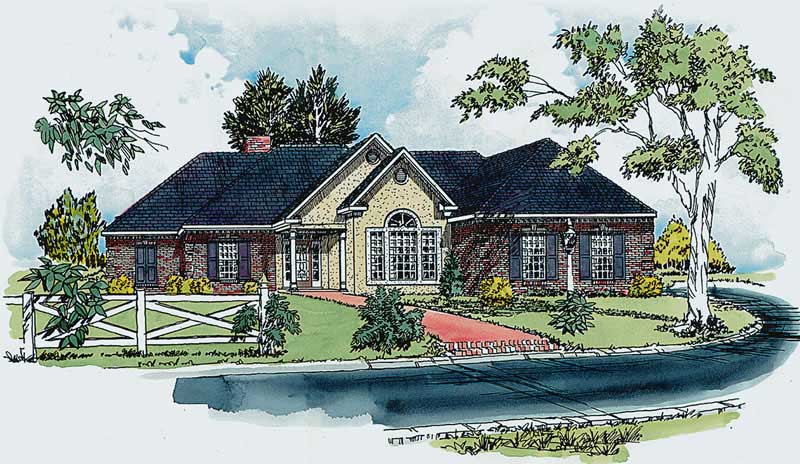 Main image for european house plan # 1831