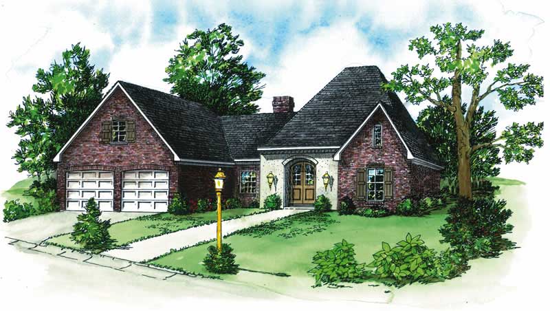Main image for french house plan # 1834