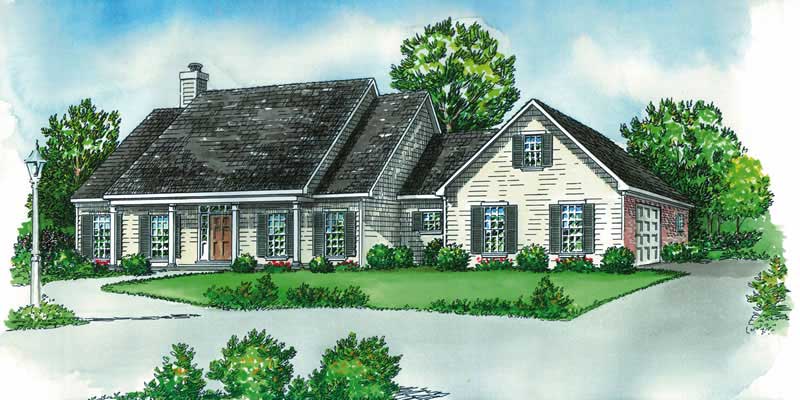 Main image for Traditional house plans # 1861