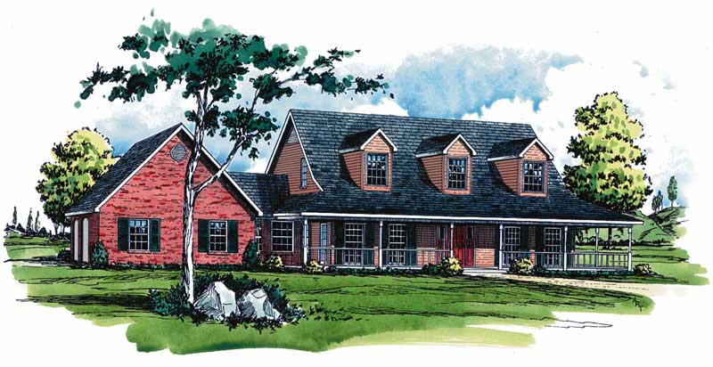 Main image for Country house plan # 1860