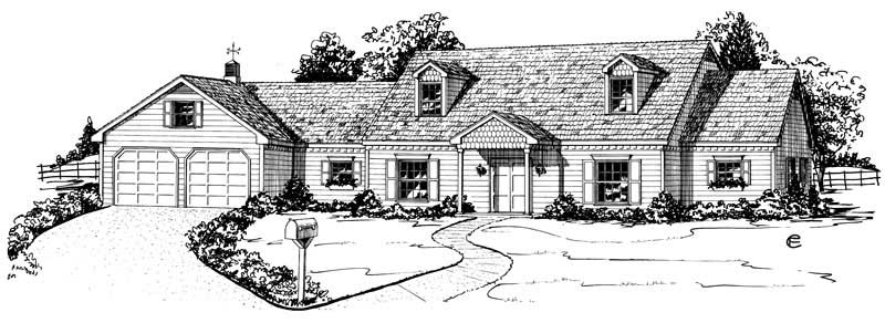 Main image for Country house plans # 1866