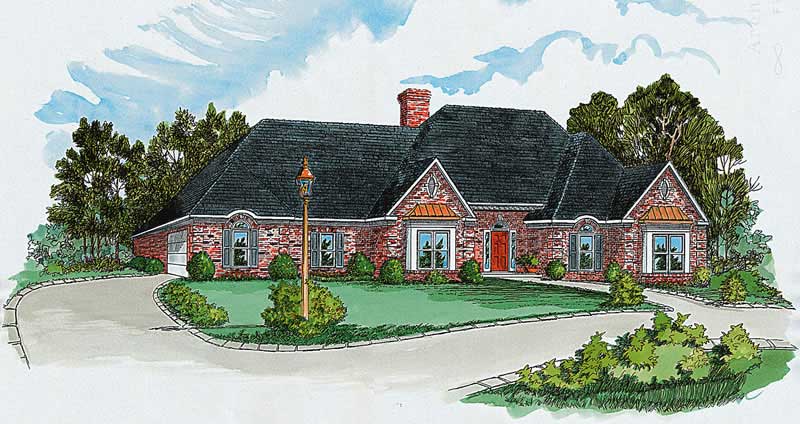 Main image for Georgian house plan # 1894