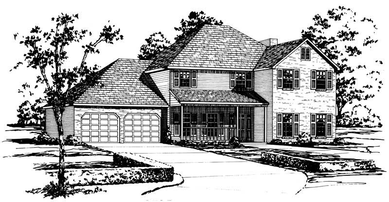 Main image for Country house plans # 1890