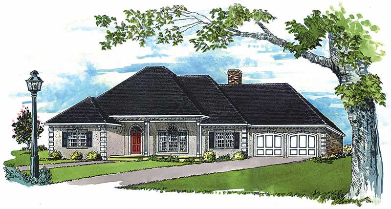 Main image for European house plan # 1801