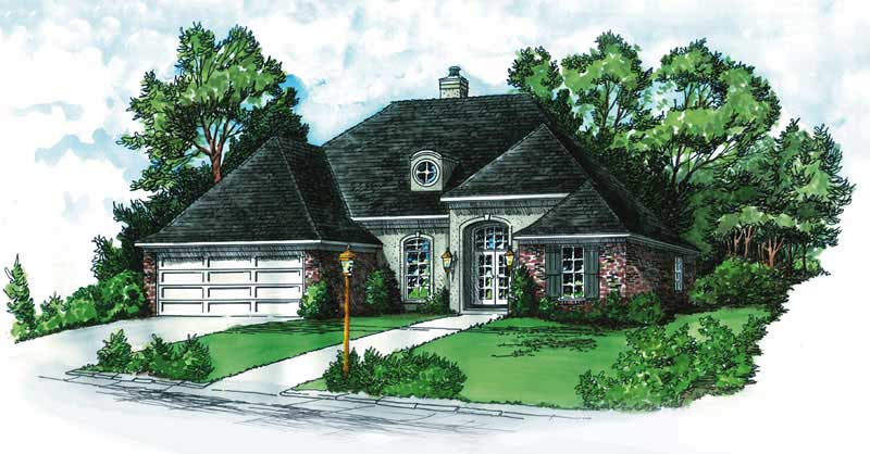 Georgian Homeplans Front Elevation.