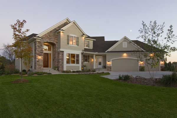 This image shows the front elevation of European Houseplans CLS-2817.