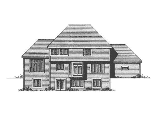 Home Plan Rear Elevation of this 3-Bedroom,2490 Sq Ft Plan -165-1138
