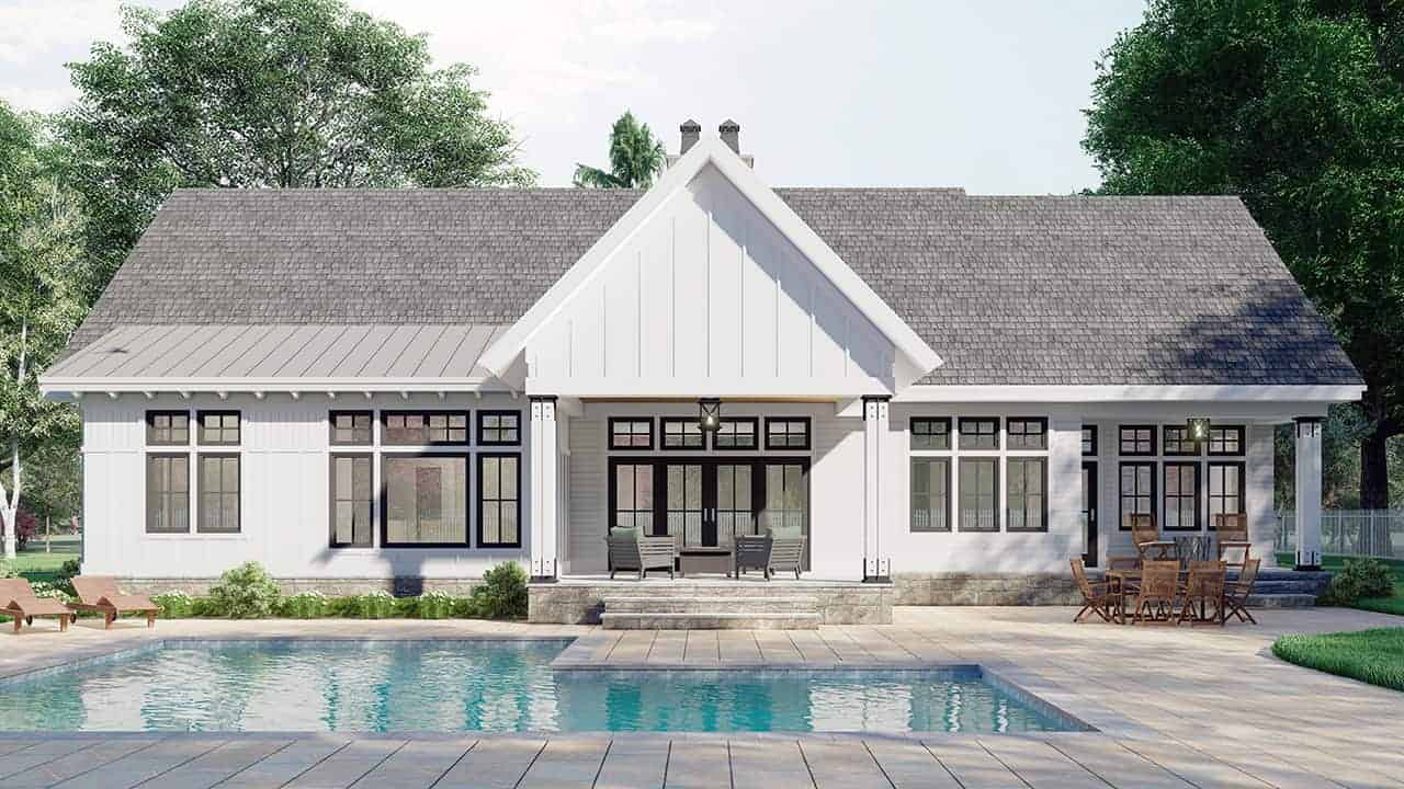 Pool of this 3-Bedroom, 2419 Sq Ft Plan - 165-1157