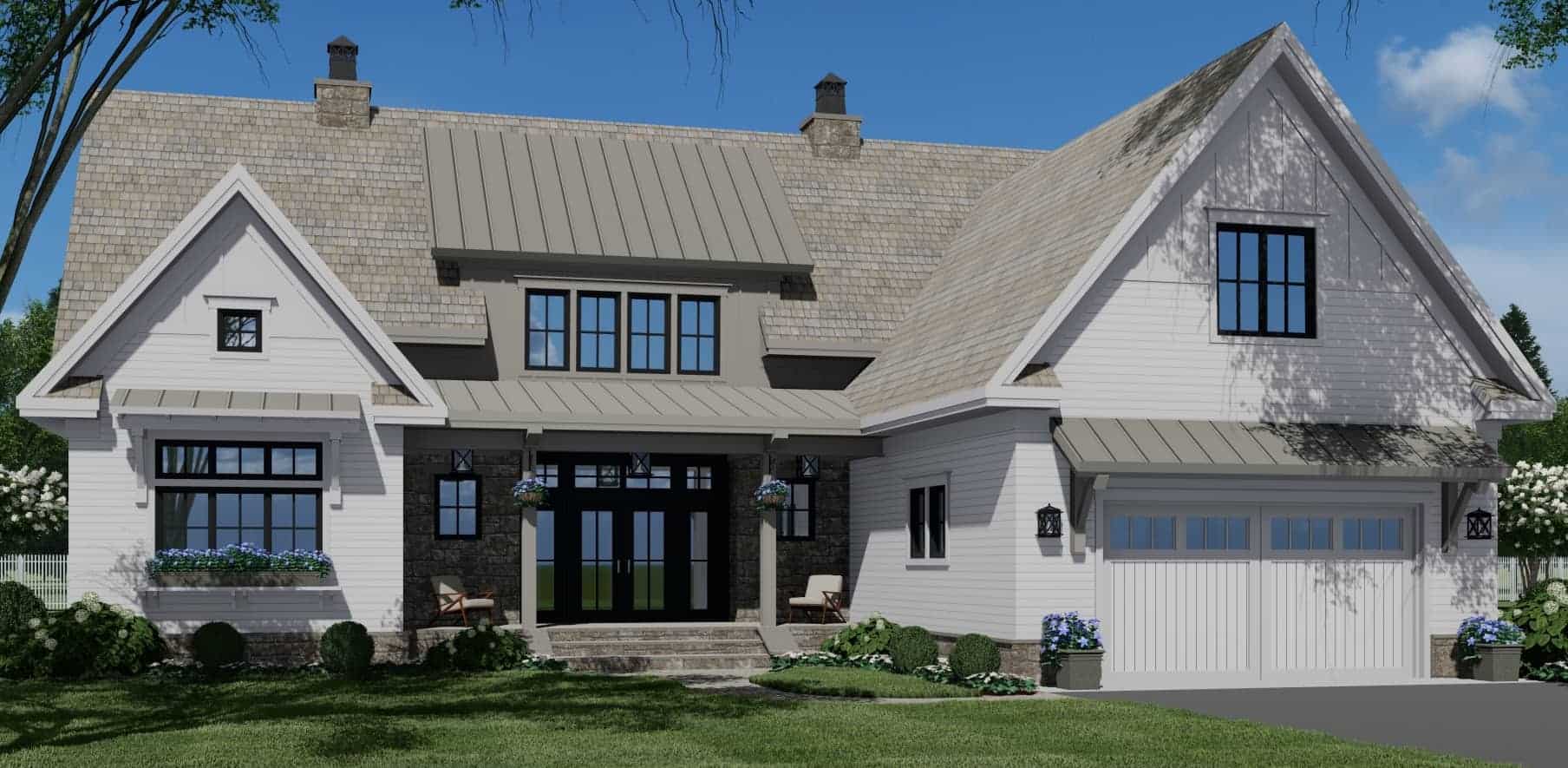Garage of this 4-Bedroom, 3319 Sq Ft Plan - 165-1158