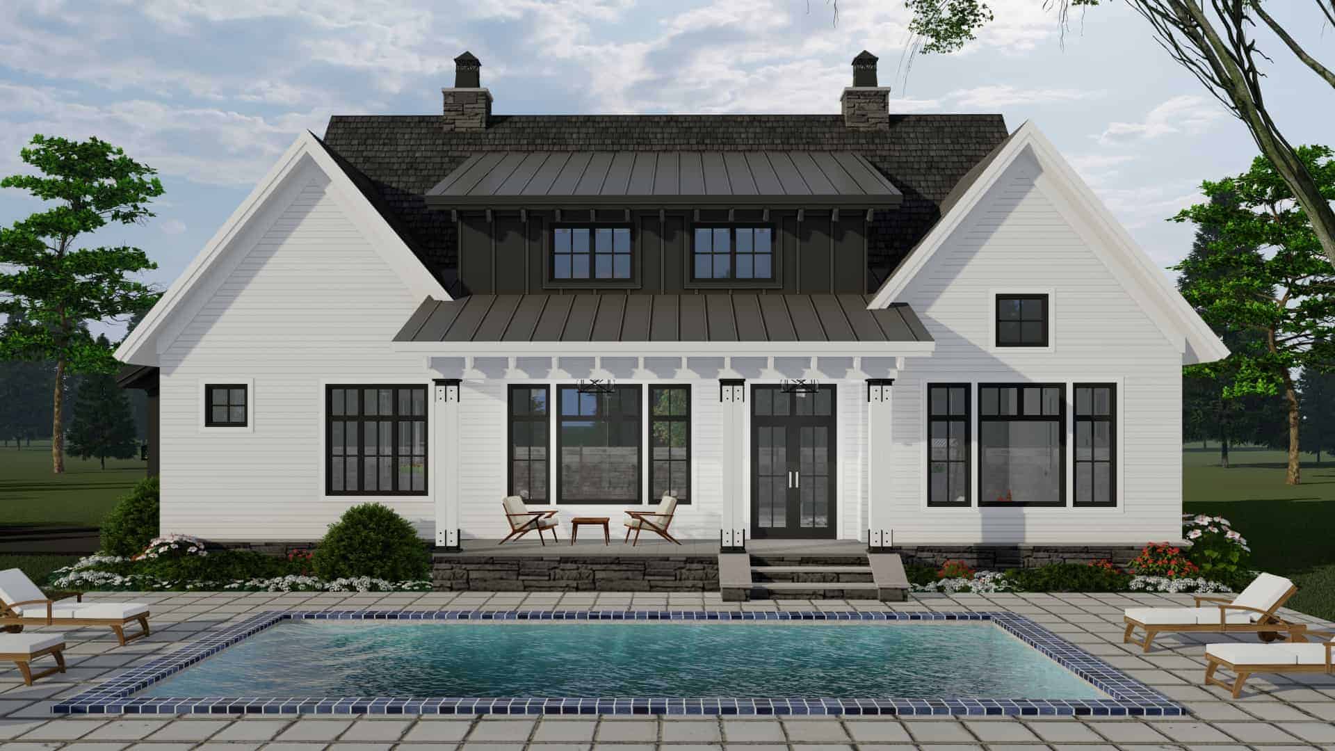 Pool of this 3-Bedroom, 2467 Sq Ft Plan - 165-1163