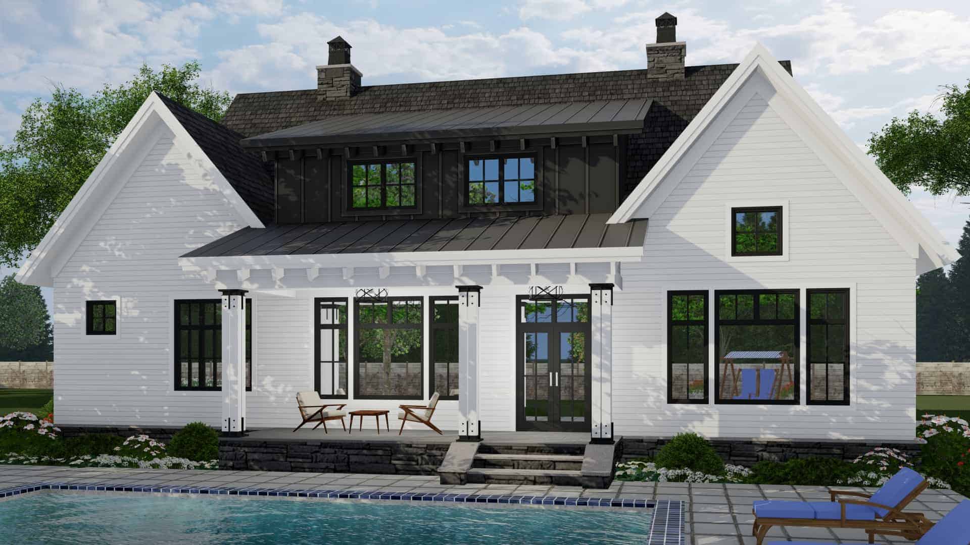 Pool of this 3-Bedroom, 2467 Sq Ft Plan - 165-1163