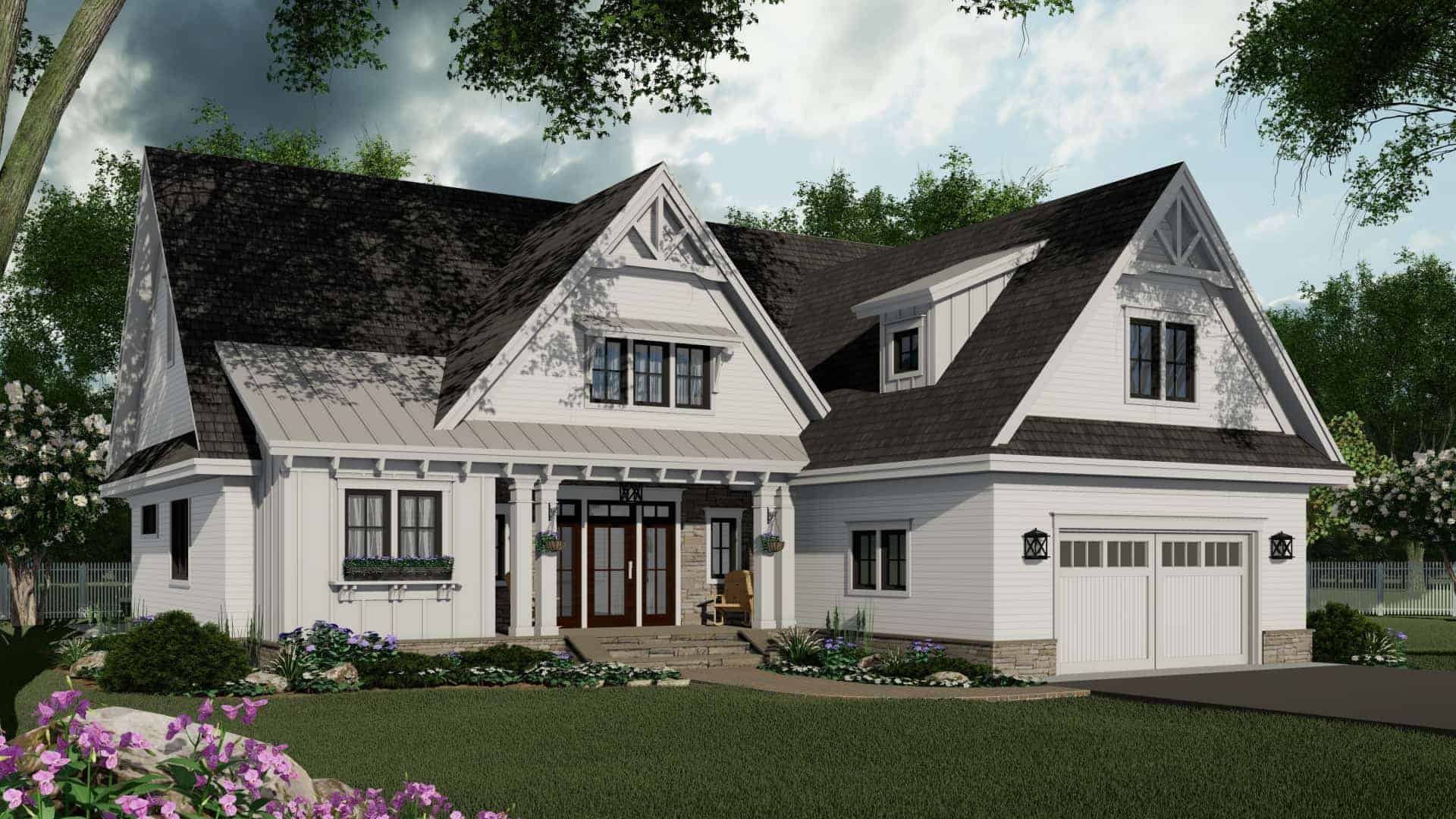 Garage of this 3-Bedroom, 2046 Sq Ft Plan - 165-1165