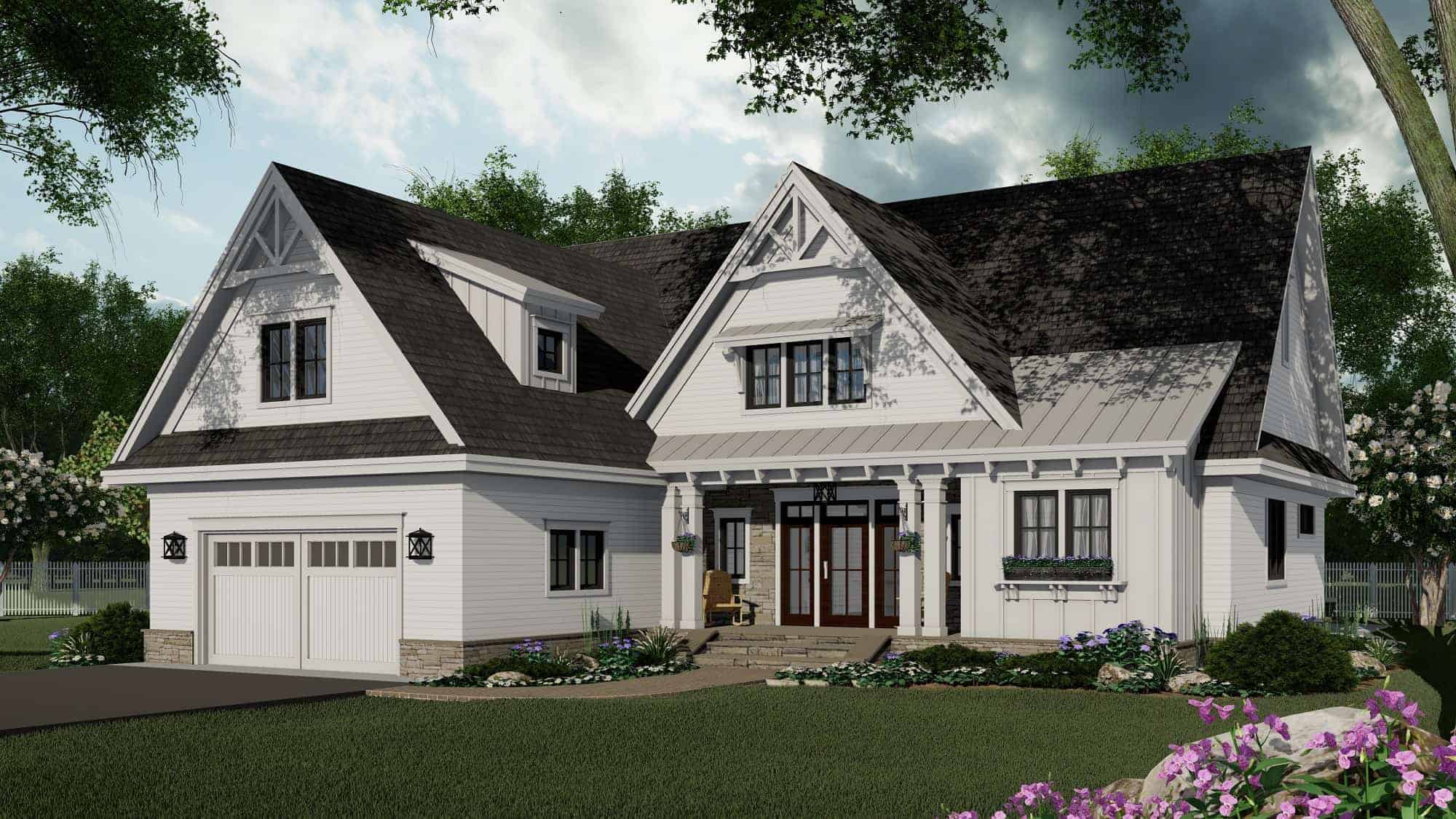 Garage of this 3-Bedroom, 2046 Sq Ft Plan - 165-1165
