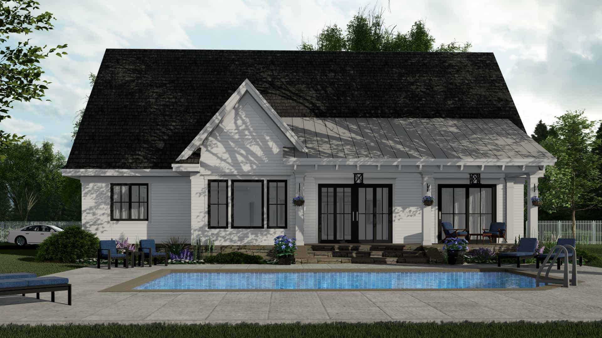 Pool of this 3-Bedroom, 2046 Sq Ft Plan - 165-1165