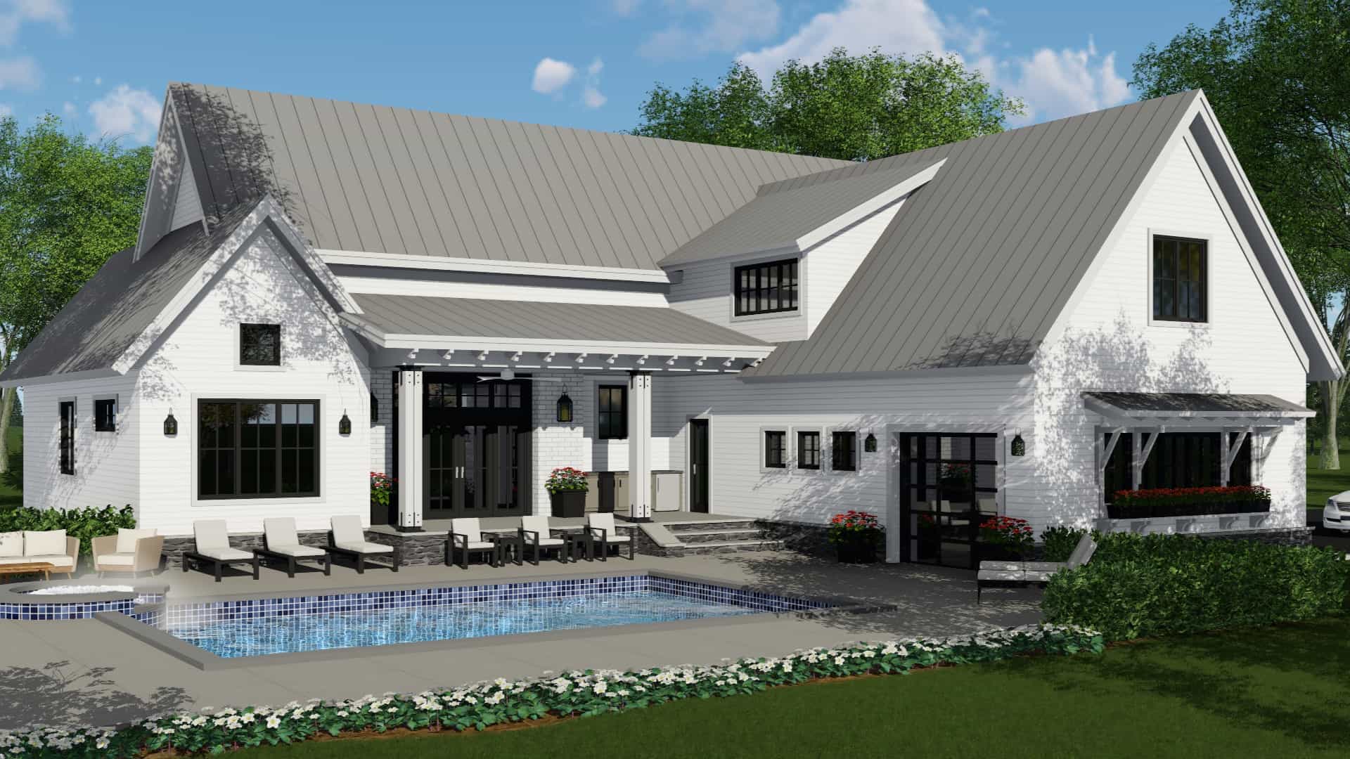 Pool of this 4-Bedroom, 2886 Sq Ft Plan - 165-1169