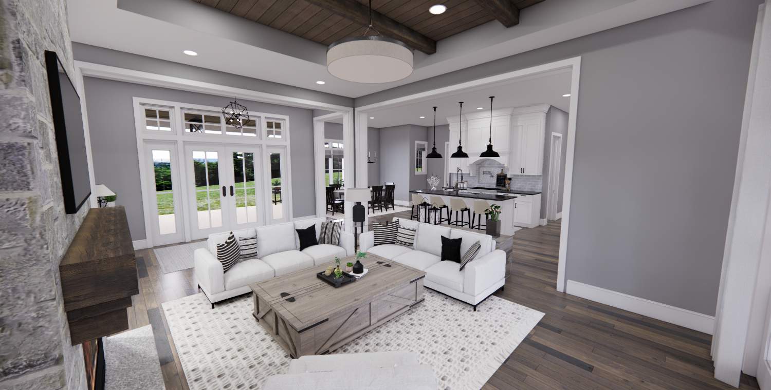 Great Room of this 4-Bedroom,2743 Sq Ft Plan -165-1170