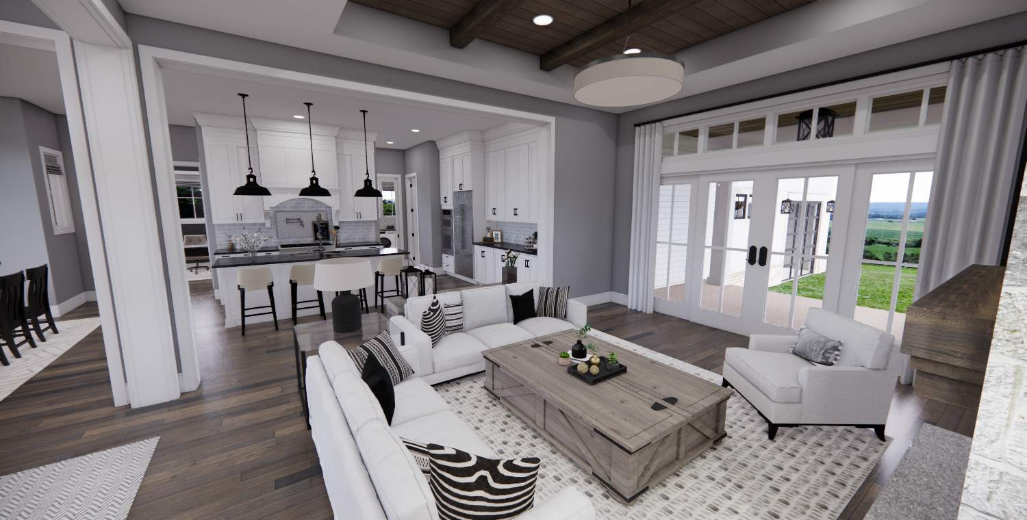 Great Room: Holidays of this 4-Bedroom,2743 Sq Ft Plan -165-1170
