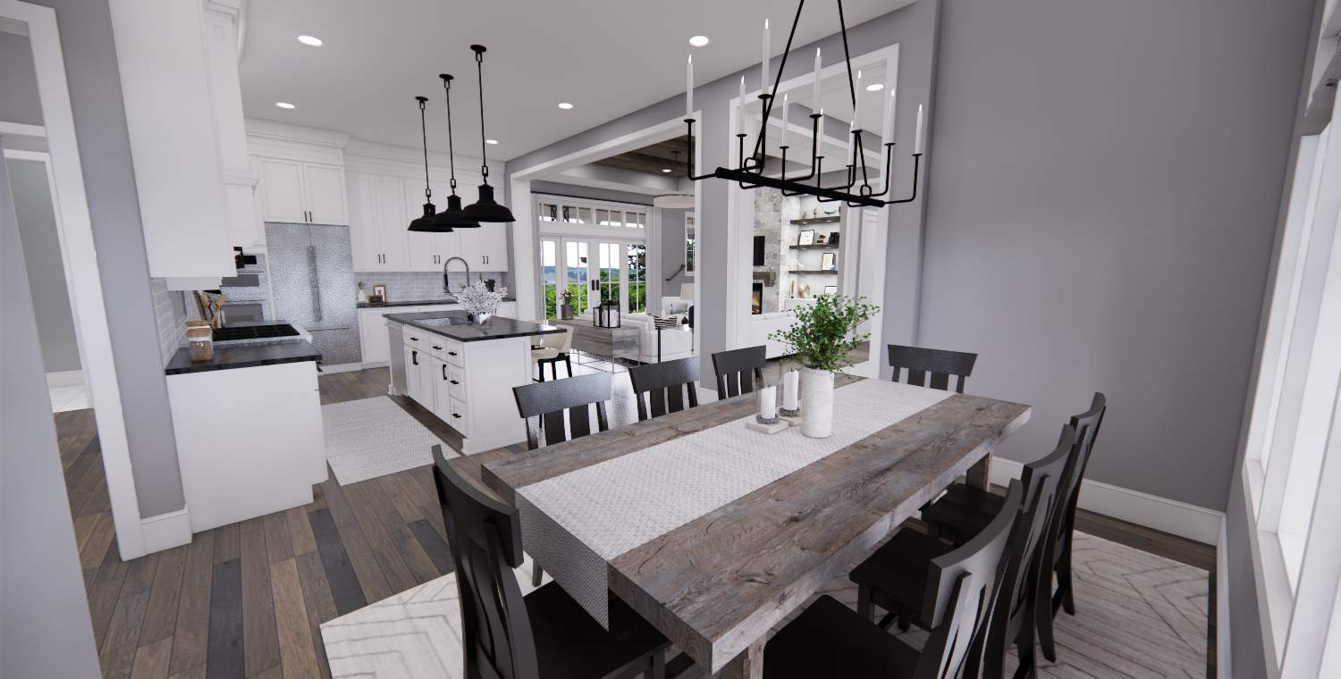 Dining Room of this 4-Bedroom,2743 Sq Ft Plan -165-1170